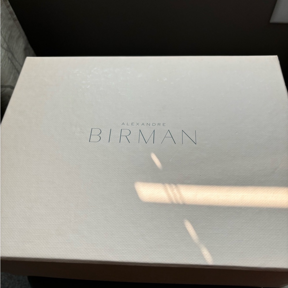 Alexandre Birman Clarita Plateau Leather Block heel sandal.